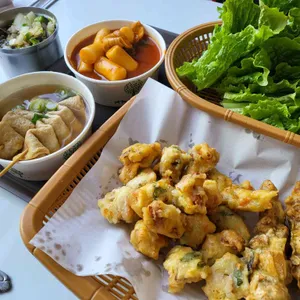 현완단겸 상추튀김 사진