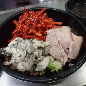 산오징어비빔회양푼무침 사진