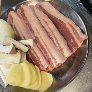 솥뚜껑삼겹살 사진
