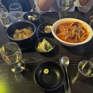 미러볼 밥술상 사진