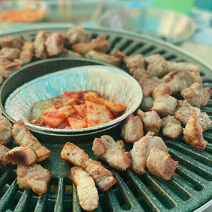 야외돼지 사진
