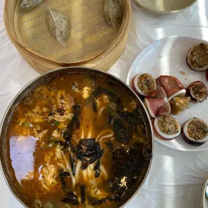 결성칼국수 사진