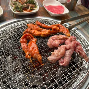 강촌닭멱살 사진