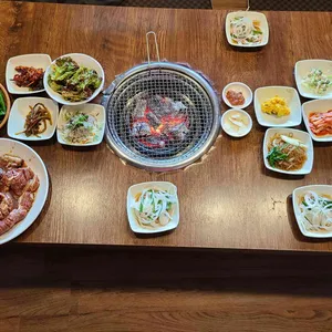 뜰에서화로구이 사진