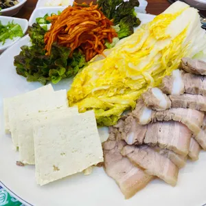보성 순두부 보리밥 보쌈 사진