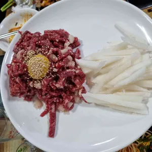 고기시장 사진