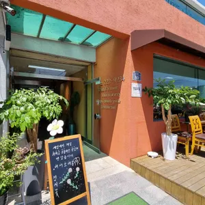 접시꽃 리뷰 사진