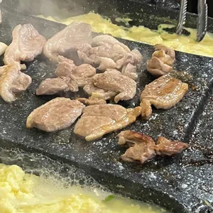 생 황금오리 능이버섯백숙 사진