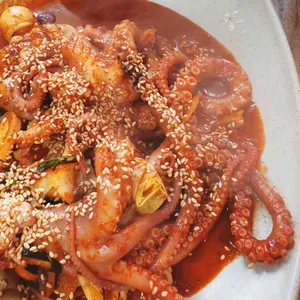 옛날보리밥 삼색칼국수 사진