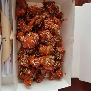 월이 메밀 닭강정 리뷰 사진