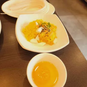 야채꽃 샤브 월남쌈 사진