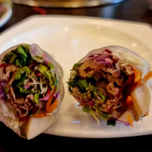 야채꽃 샤브 월남쌈 사진