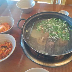 백합칼국수 사진