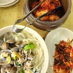 백령도 바지락 칼국수 사진