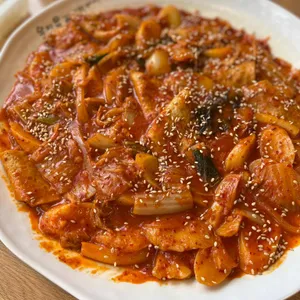 유자유 김치떡볶이 사진