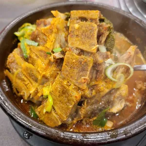 홍백감자탕 사진