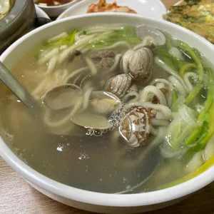 온천칼국수 사진