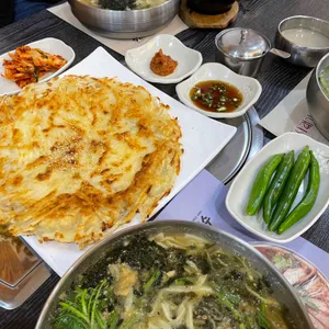 진주손칼국수  사진