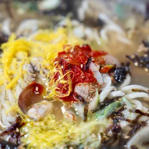 장미칼국수 사진