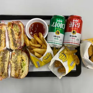 노브랜드버거 사진