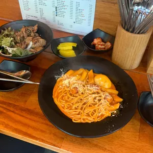 더빨강 옛날 떡볶이 김밥 사진