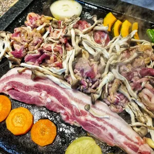 자주오리돌판구이 리뷰 사진
