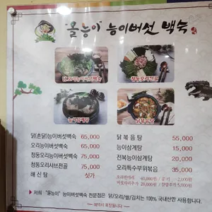 올능이능이버섯백숙 리뷰 사진