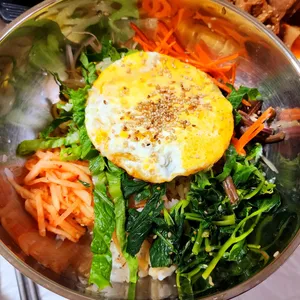 산촌보리밥 사진