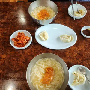 통일칼국수 사진