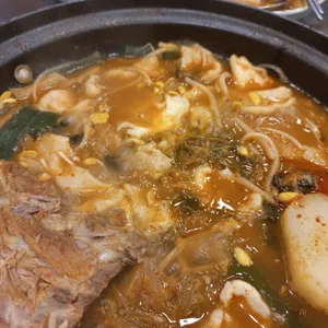 홍백감자탕 사진