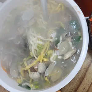 옛날보리밥 삼색칼국수 사진