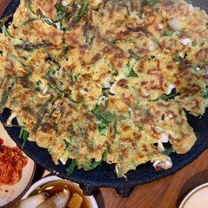솥뚜껑철판파전 사진