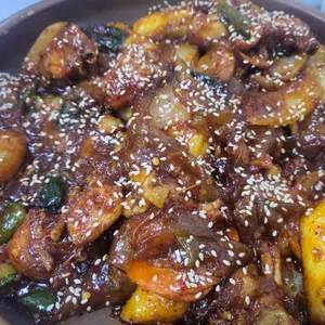 해송 돌판닭찜 사진