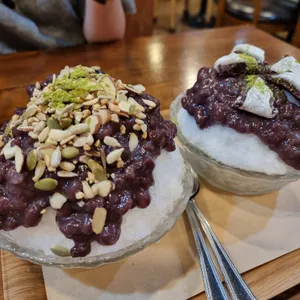 하동녹차옛날팥빙수단팥죽 사진
