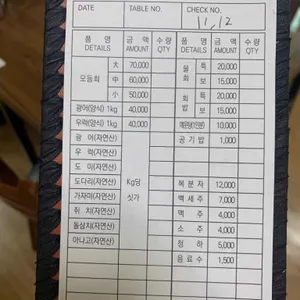 신화횟집 리뷰 사진