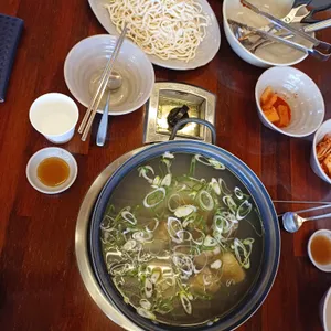 백합칼국수 사진