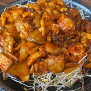 아리아 갑오징어 철판 불고기 사진