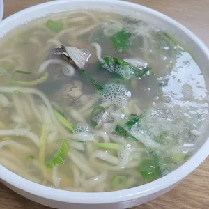 온천칼국수 사진