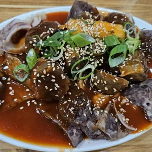 옛날 땡땡이 상추튀김 사진