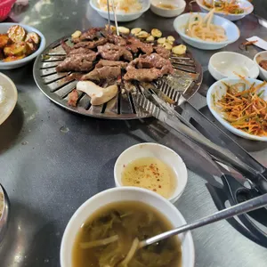 사철 숯불 갈매기 사진