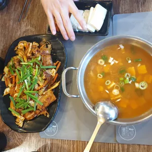 꽁당보리밥&두부찜 사진