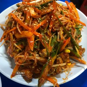 대합탕 수제비 실내포장마차 사진