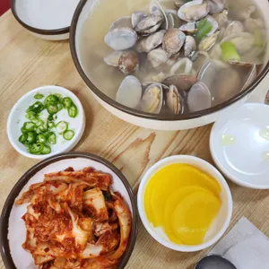 서해바지락칼국수 사진