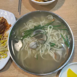 온천칼국수 사진