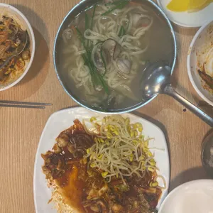 온천칼국수 사진
