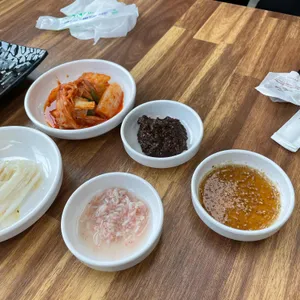 비빔국수 면 사진