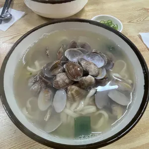 서해바지락칼국수 사진