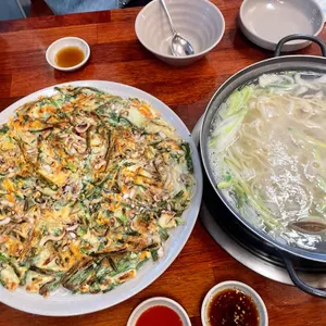 백합칼국수 사진