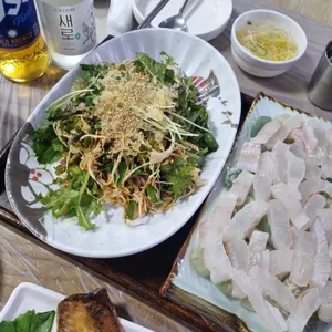 새싹막회 사진