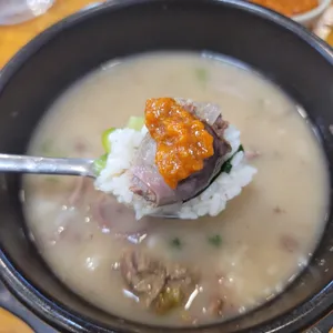 창평가마솥순대국 사진